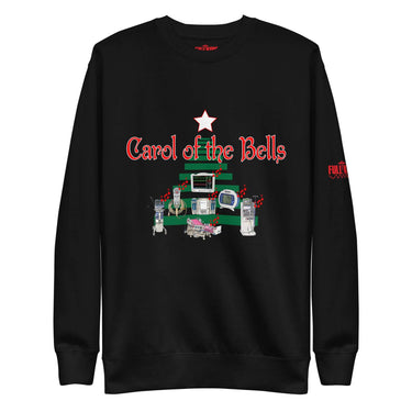 Carol of the bells Christmas sweatshirt for nurses and healthcare workers.