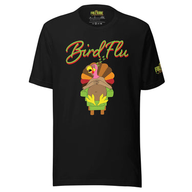 Bird flu Thanksgiving t-shirt for nurse and healthcare worker. Black