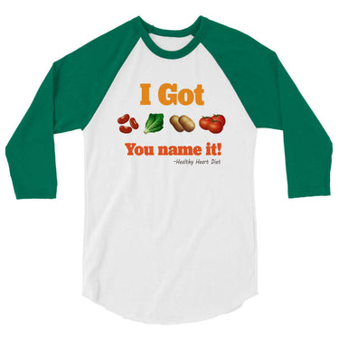I got beans greens potatoes tomatoes you name it, healthy heart diet shirt for nurses and healthcare professionals.